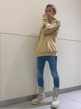 「Danke schon」｜「アイテム（ブーツ）」を使った、クロカワ　リオさん（メンズ・170cm）の秋コーディネート