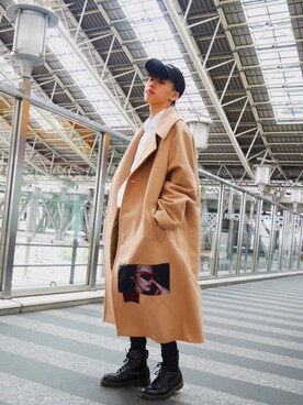 「MISBHV（ミスビヘイブ）のアイテム（ジャケット/アウター）」を使った、クロカワ　リオさん（メンズ・170cm）の秋コーディネート