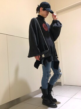 「MCM（エムシーエム）のアイテム（財布/小物）」を使った、クロカワ　リオさん（メンズ・170cm）の冬コーディネート