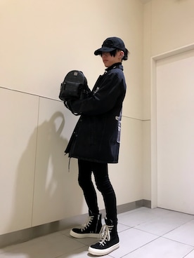 「PLEASURES（プレジャー）のアイテム（ブルゾン）」を使った、クロカワ　リオさん（メンズ・170cm）の春コーディネート