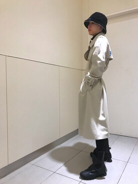 「DANKE SCHON（ダンケシェーン）のアイテム（帽子）」を使った、クロカワ　リオさん（メンズ・170cm）の春コーディネート
