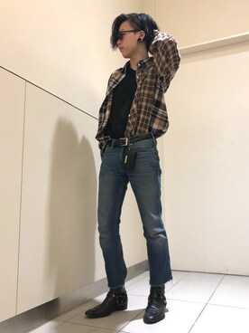 クロカワ リオさん(メンズ・170cm)の冬コーディネート