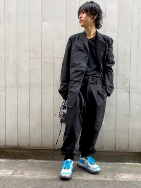 「DANKE SCHON（ダンケシェーン）のアイテム（帽子）」を使った、クロカワ　リオさん（メンズ・170cm）の冬コーディネート