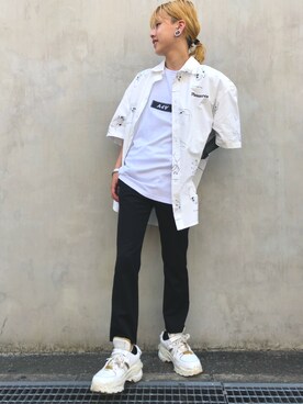 「L.H.P Private Brand（エルエイチピープライベートブランド）のアイテム」を使った、クロカワ　リオさん（メンズ・170cm）の夏コーディネート