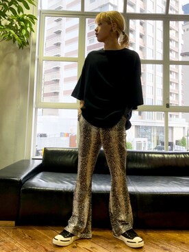 「Ctr1（コントロール）のアイテム（パンツ）」を使った、クロカワ　リオさん（メンズ・170cm）の夏コーディネート