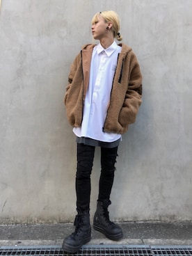 「ADD（アド）のアイテム」を使った、クロカワ　リオさん（メンズ・170cm）の秋コーディネート