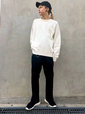 「DANKE SCHON（ダンケシェーン）のアイテム（スラックス）」を使った、クロカワ　リオさん（メンズ・170cm）の冬コーディネート