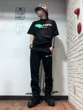 「DANKE SCHON（ダンケシェーン）のアイテム（帽子）」を使った、クロカワ　リオさん（メンズ・170cm）の春コーディネート