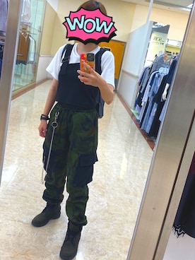 「GRL（グレイル）のアイテム（バックパック/リュック）」を使った、徠翔..。〈らいと〉さん（レディース・152cm）の秋コーディネート