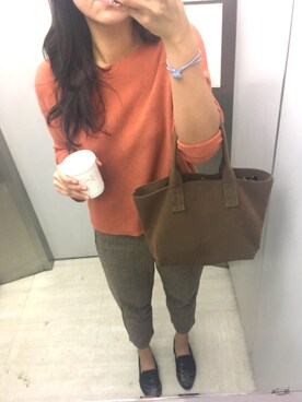 「catworld（キャットワールド）のアイテム」を使った、Offenさん（レディース・171cm）の冬コーディネート