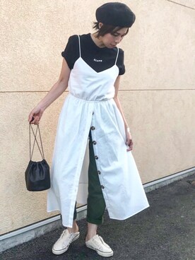 azlapinさん（レディース・157cm）の春コーディネート