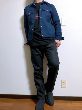 「STUDIOUS（ステュディオス）のアイテム（その他アウター）」を使った、じぇいさん（メンズ・168cm）の秋コーディネート