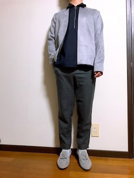 「FRED PERRY（フレッドペリー）のアイテム（ソックス/靴下）」を使った、じぇいさん（メンズ・168cm）の秋コーディネート