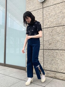 「ブルべ夏」｜nanami☺︎さん（レディース・157cm）の春コーディネート