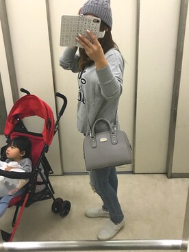 「RADCHAP（ラッドチャップ）のアイテム」を使った、YSKさん（レディース・157cm）の秋コーディネート