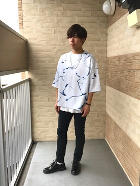 「WEGO（ウィゴー）のWEGO/スラブワッフルラウンドロングタンクトップ（タンクトップ）」を使った、ｉｓａｏｗさん（メンズ・174cm）の秋コーディネート
