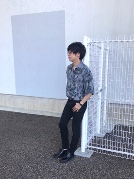 「INASTUDIOS（イーナストゥディオス）のアイテム」を使った、ｉｓａｏｗさん（メンズ・174cm）の夏コーディネート