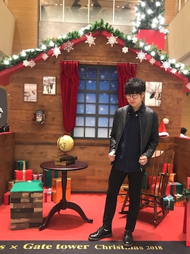 「roshell（ロシェル）のアイテム（ジャケット/アウター）」を使った、ｉｓａｏｗさん（メンズ・174cm）の冬コーディネート