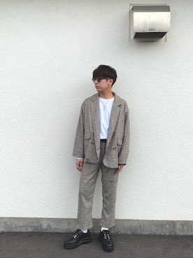 「ENTRA（エントラ）のアイテム」を使った、ｉｓａｏｗさん（メンズ・174cm）の冬コーディネート