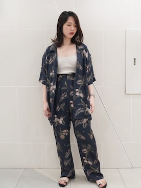 「FIKA（フィカ）のアイテム（キャミソール）」を使った、FIKA.さん（レディース・157cm）の夏コーディネート