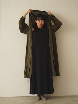 「FIKA（フィカ）のアイテム（ワンピース/ドレス）」を使った、FIKA.さん（レディース・160cm）の夏コーディネート