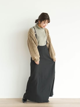 「FIKA（フィカ）のアイテム（スカート）」を使った、FIKA.さん（レディース・156cm）の秋コーディネート