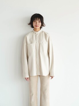 「FIKA（フィカ）のアイテム（パンツ）」を使った、FIKA.さん（レディース・170cm）の冬コーディネート