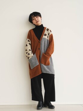 「FIKA（フィカ）のアイテム（トップス）」を使った、FIKA.さん（レディース・150cm）の冬コーディネート