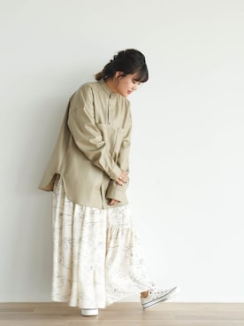 「FIKA（フィカ）のアイテム（スカート）」を使った、FIKA.さん（レディース・159cm）の冬コーディネート