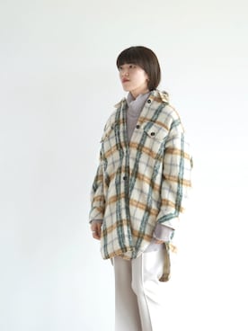 「FIKA（フィカ）のアイテム（パンツ）」を使った、FIKA.さん（レディース・161cm）の冬コーディネート
