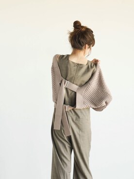 「FIKA（フィカ）のアイテム（トップス）」を使った、FIKA.さん（レディース・161cm）の春コーディネート