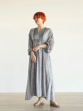 「FIKA（フィカ）のアイテム（ワンピース/ドレス）」を使った、FIKA.さん（レディース・161cm）の春コーディネート