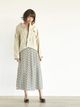 「FIKA（フィカ）のアイテム（ワンピース/ドレス）」を使った、FIKA.さん（レディース・168cm）の春コーディネート