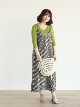 「FIKA（フィカ）のアイテム（ワンピース/ドレス）」を使った、FIKA.さん（レディース・152cm）の春コーディネート