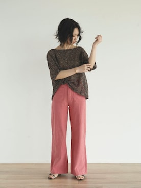 「FIKA（フィカ）のアイテム」を使った、FIKA.さん（レディース・158cm）の夏コーディネート