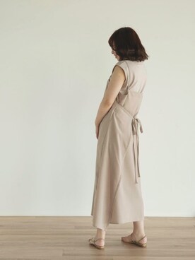 「FIKA（フィカ）のアイテム（ワンピース/ドレス）」を使った、FIKA.さん（レディース・156cm）の夏コーディネート