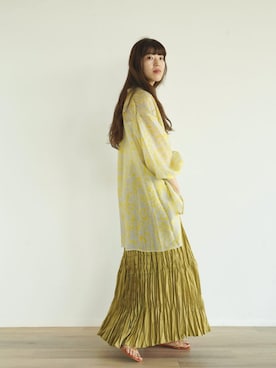 「FIKA（フィカ）のアイテム（スカート）」を使った、FIKA.さん（レディース・162cm）の夏コーディネート