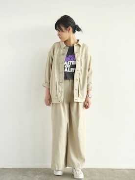 「FIKA（フィカ）のアイテム」を使った、FIKA.さん（レディース・156cm）の秋コーディネート