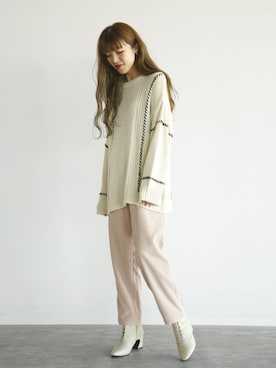 「FIKA（フィカ）のアイテム」を使った、FIKA.さん（レディース・162cm）の秋コーディネート