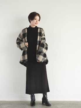 「FIKA（フィカ）のアイテム」を使った、FIKA.さん（レディース・160cm）の秋コーディネート