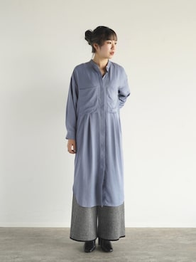 「FIKA（フィカ）のアイテム（ワンピース/ドレス）」を使った、FIKA.さん（レディース・162cm）の冬コーディネート