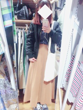 「寝坊コーデ」｜♡𝒦さん（レディース・158cm）の秋コーディネート
