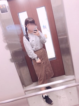 「NADIA（NADIA）のアイテム（バッグ）」を使った、♡𝒦さん（レディース・159cm）の秋コーディネート