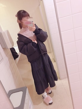 ♡𝒦さん（レディース・159cm）の冬コーディネート