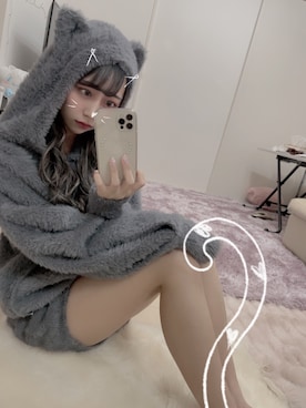 「アイテム（ルームウェア）」を使った、あんなさん（レディース・157cm・20代）の秋コーディネート