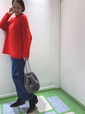 「TITE IN THE STORE（ティテ　インザ　ストア）のアイテム」を使った、chikochanさん（レディース・167cm）の冬コーディネート