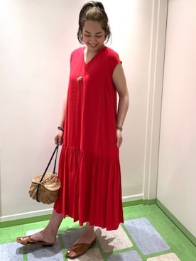 「TITE IN THE STORE（ティテ　インザ　ストア）のアイテム」を使った、chikochanさん（レディース・167cm）の夏コーディネート
