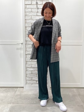 「TITE IN THE STORE（ティテ　インザ　ストア）のアイテム」を使った、chikochanさん（レディース・167cm）の夏コーディネート