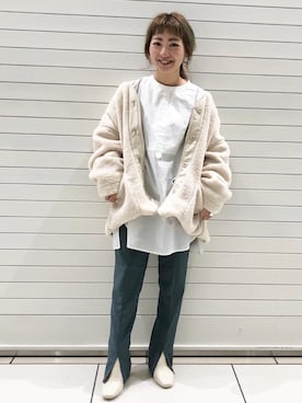 「アイテム（ブルゾン）」を使った、MIKUさん（レディース・150cm・30代）の秋コーディネート