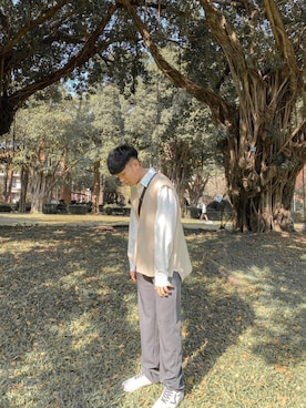 「2021年」｜Lin._.45さん（メンズ・173cm）の冬コーディネート